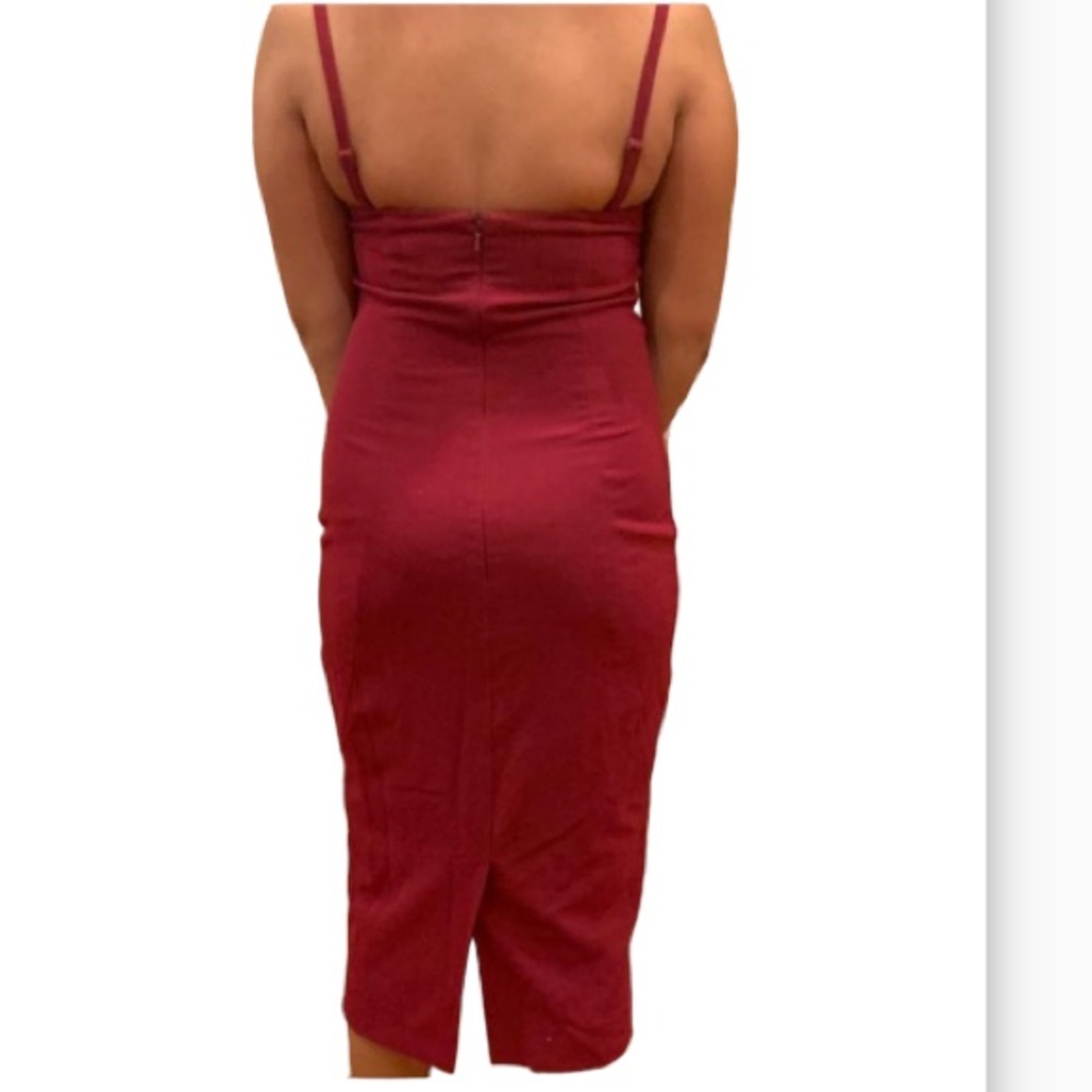 ASOS Burgandy Midi - Picture 2 of 5